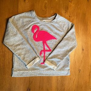 Old Navy Flamingo Sweatshirt, Girls Size L (10-12)